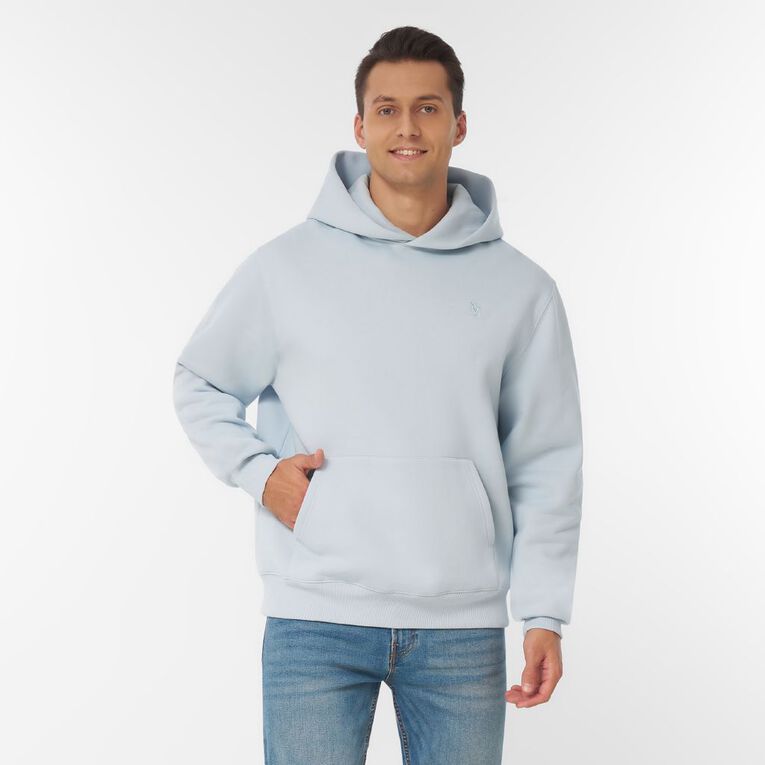 H&H Men's Heavyweight Hoodie Sweatshirt, Blue Light, hi-res