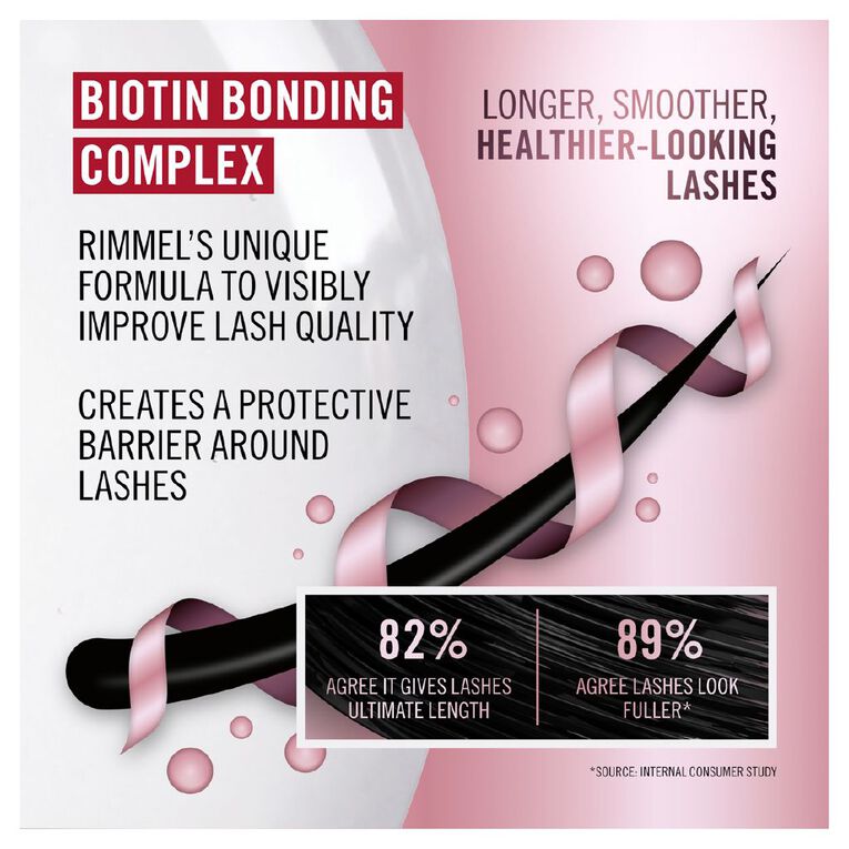 Rimmel Wonderbond Bomb Mascara 001 Black, , hi-res