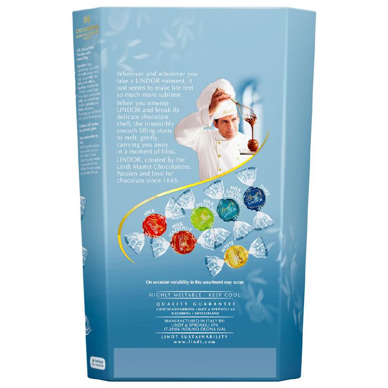 Lindt Lindor Kiwi Bliss Mix 333g, , hi-res