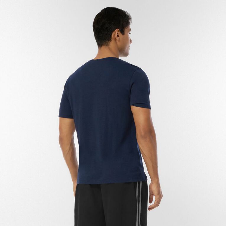 Active Intent Men's Running Tee, Blue Dark, hi-res