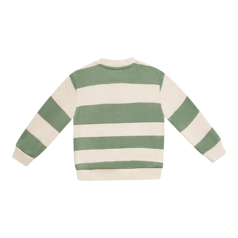 Young Original Toddler Boys' Printed Sweatshirt, Green Mid, hi-res