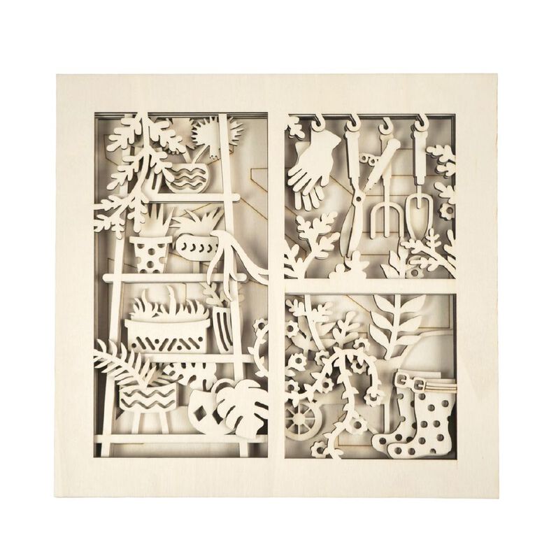 Uniti Craft Adults Paint Your Own 3D Garden Art, , hi-res
