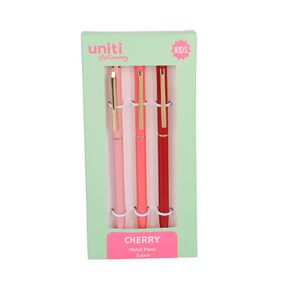 Uniti Kids Cherry Pens 3 Pack