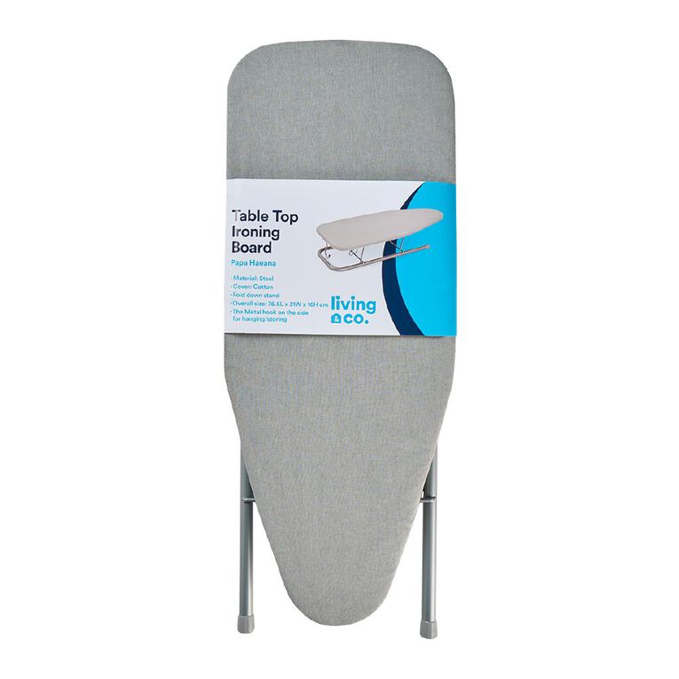 Living & Co Table Top Ironing Board Grey, , hi-res