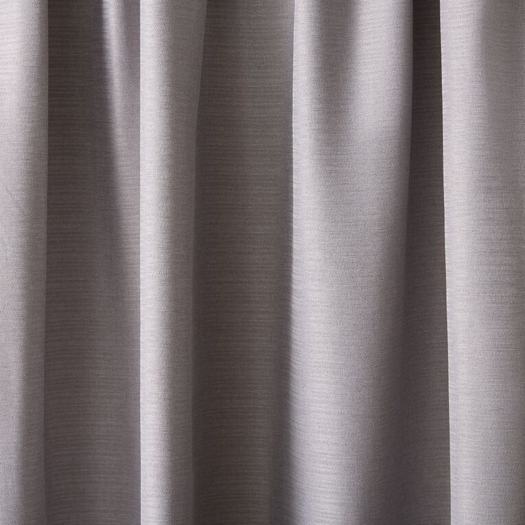 Living & Co Sienna Curtains Grey 150-230cm Wide/205cm Drop, , hi-res