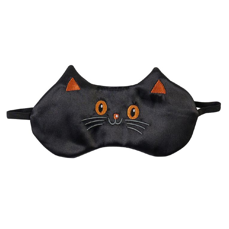 Happy Haunting Cat Eye Mask, , hi-res