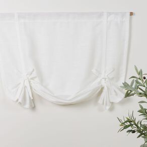 Living & Co Juniper Balloon Shade White 90-106cm Wide/135cm Drop