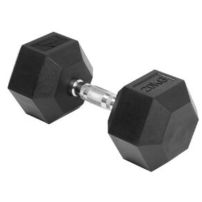 Active Intent Fitness Rubber Hex Dumbbell 20Kg