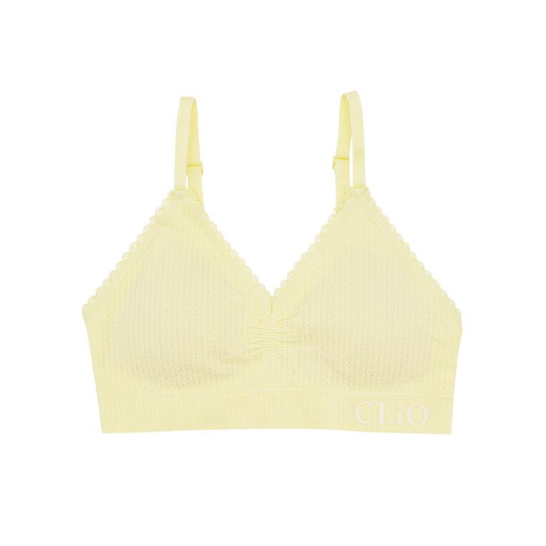 Clio Teen Seamfree Padded Bralette, Yellow Light, hi-res