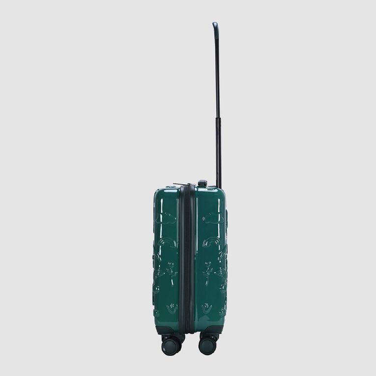 Wander Kids Kids 52cm Embaossed Suitcase Dinosaur Green, , hi-res