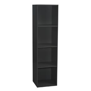 Sort It 1 x 4 Cube Storage Unit Black