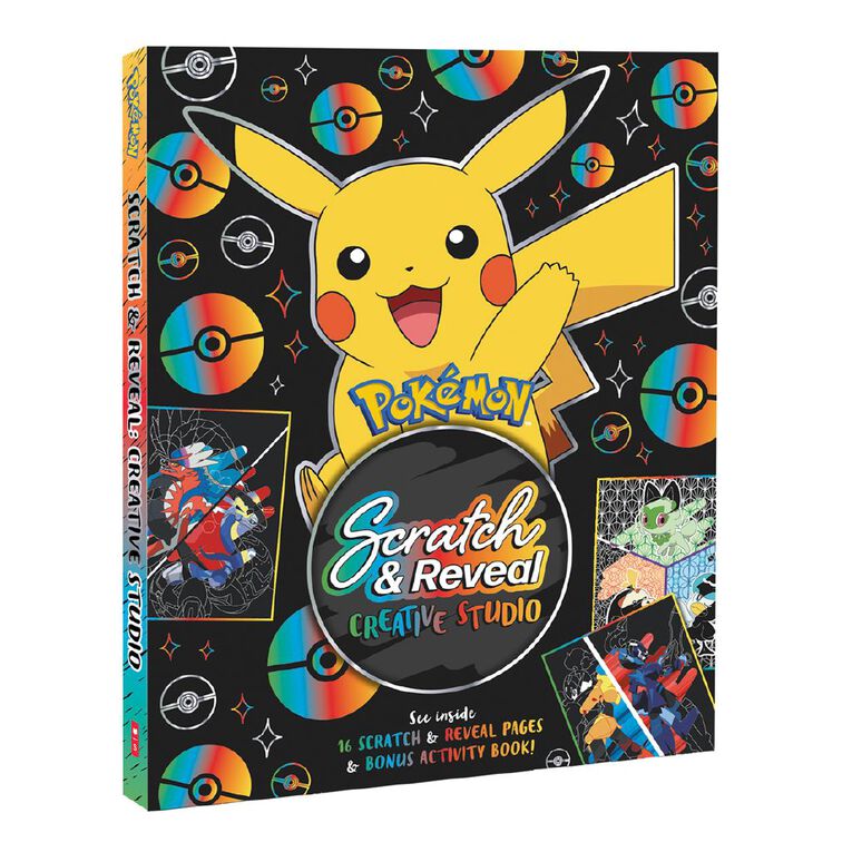 Pokemon Scratch Art Creation Gift Kit, , hi-res
