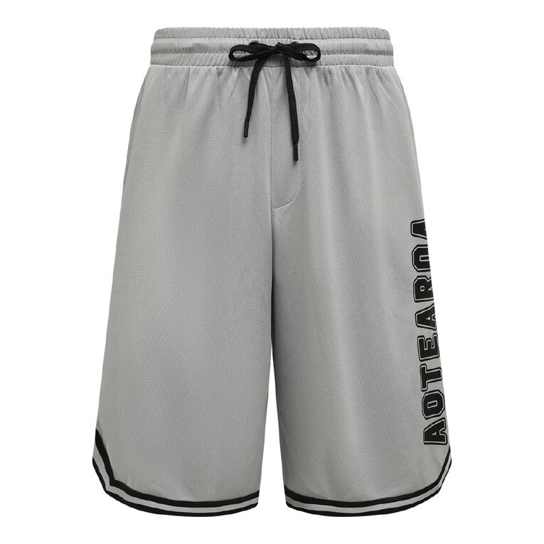 Active Intent Men's Supporter Basketball Shorts, Grey Mid, hi-res