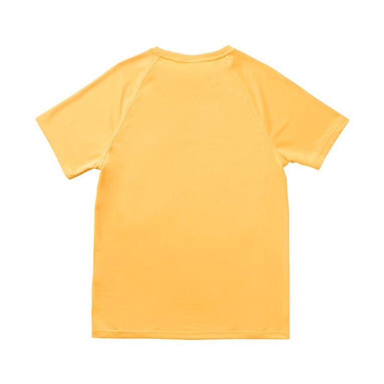 Schooltex Waiuku College PE Tee with Embroidery, Gold, hi-res