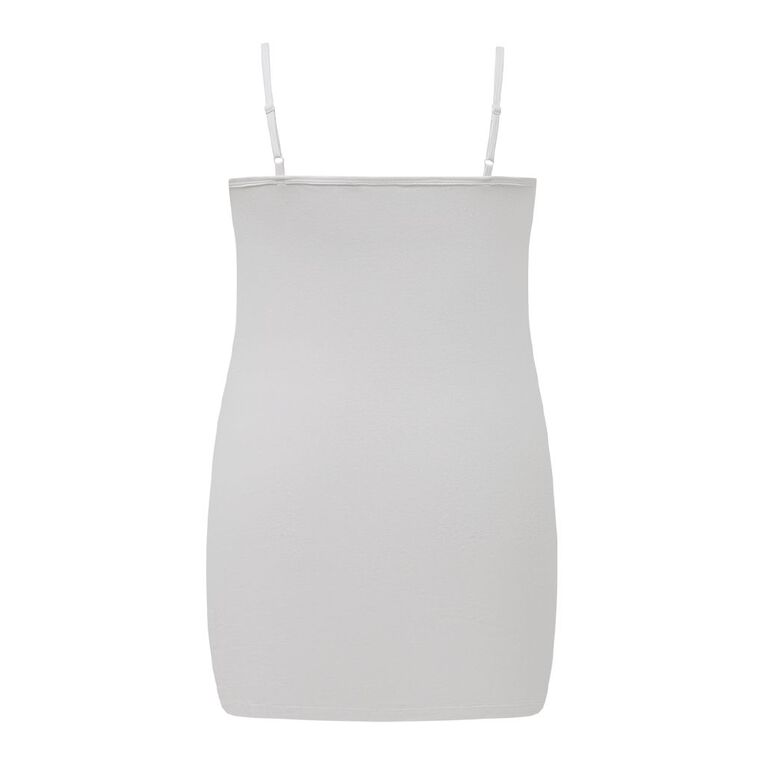 H&H Women's Long Line Cami, White, hi-res