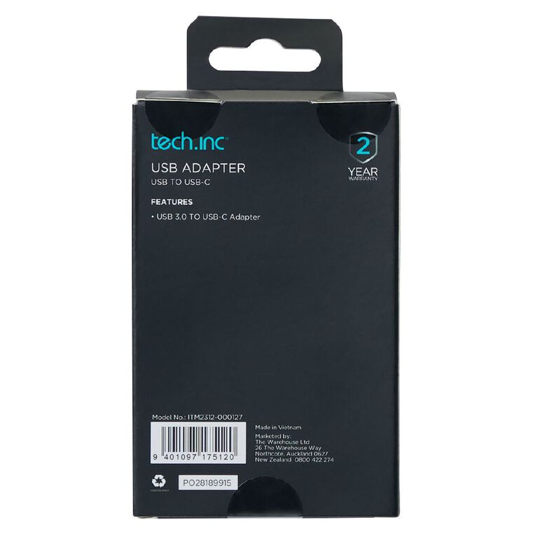 Tech.Inc USB-A to USB-C Adaptor, , hi-res