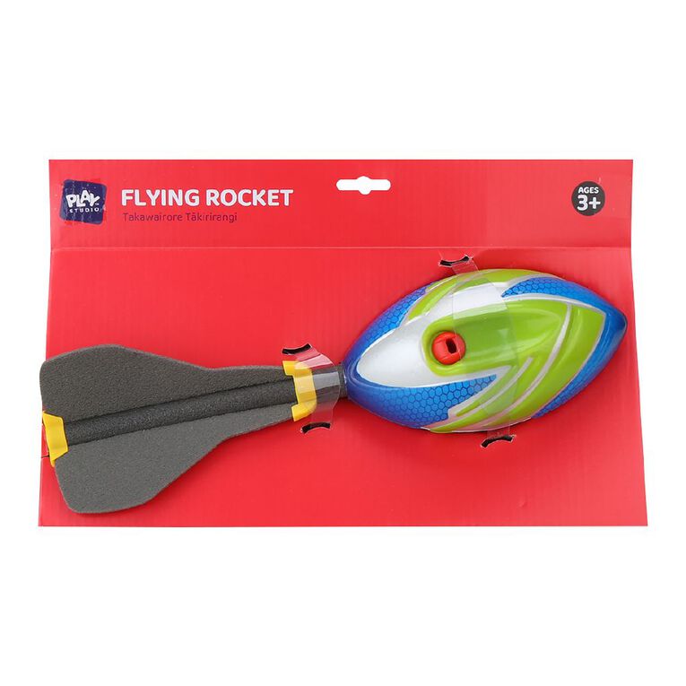 Play Studio Flying Rocket with Whistle 31cm Assorted., , hi-res