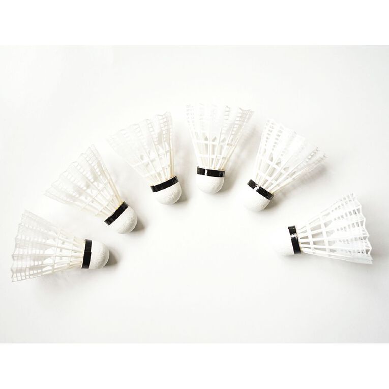 Active Intent Sports Shuttlecock Medium Speed 6 Pack, , hi-res