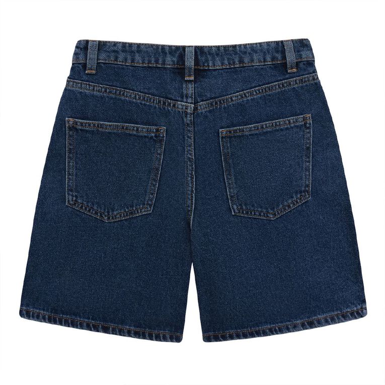 Young Original Baggy Denim Shorts, Denim Mid, hi-res