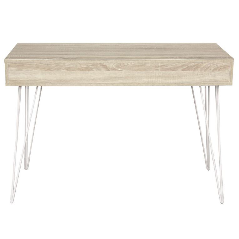 Workspace Metro II Desk Oak, , hi-res