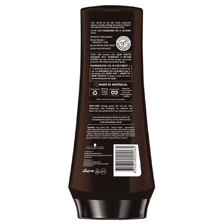 Schwarzkopf Extra Care Marrakesh Oil & Coconut Conditioner 400ml, , hi-res
