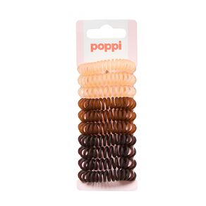 poppi spiral hair ties 10 pack