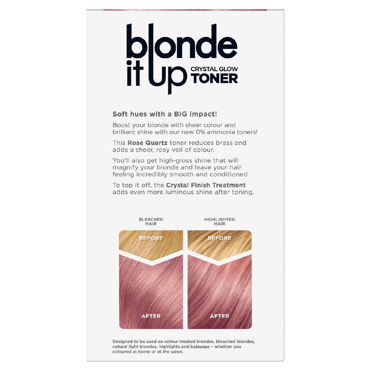 Clairol Blonde It Up Crystal Toners Rose Quartz, , hi-res