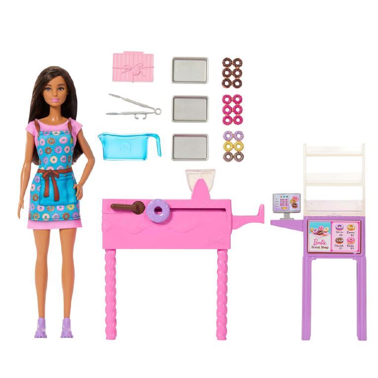 Barbie Donut Shop Playset, , hi-res