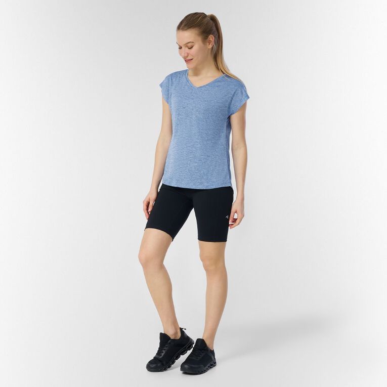 Active Intent Women's Active Cationic Tee, Blue Mid, hi-res