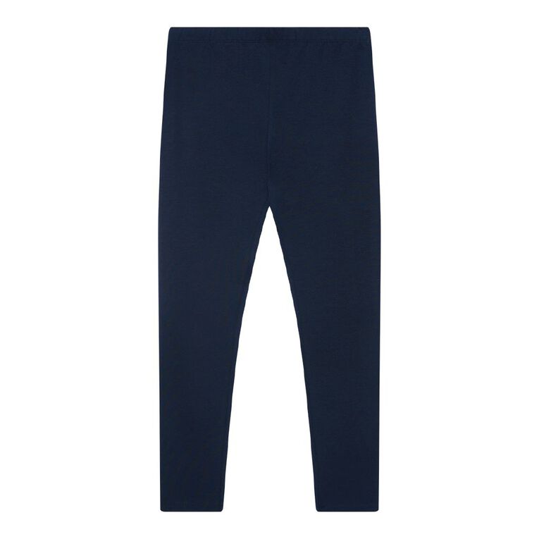 Young Original Plain Leggings, Blue Dark, hi-res