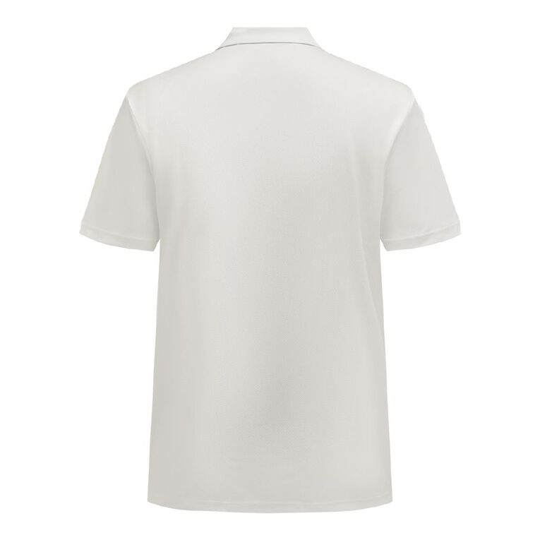 Active Intent Men's Cooldry Polo, White, hi-res