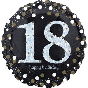 Anagram 45cm Standard Sparkling 18 Balloon