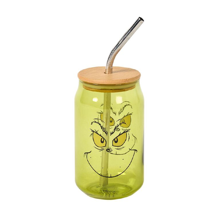 Grinch Smoothie Cup with Straw Green, , hi-res