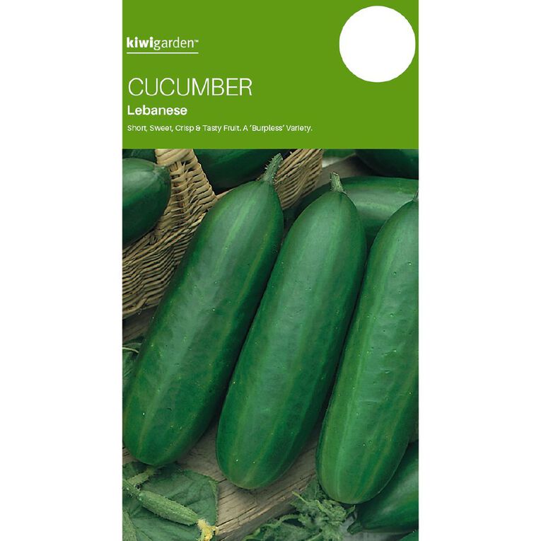 Kiwi Garden Cucumber Lebanese Seeds, , hi-res