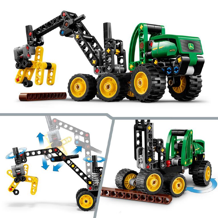 LEGO Technic John Deere 1470H Wheeled Harvester 42218, , hi-res