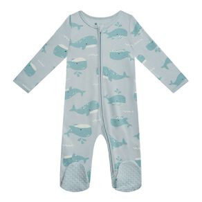 Young Original Babies' Zip-Thru Footed All-in-One