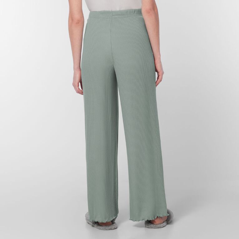H&H Women's Soft Touch Wideleg Pyjama Pants, Blue Light, hi-res