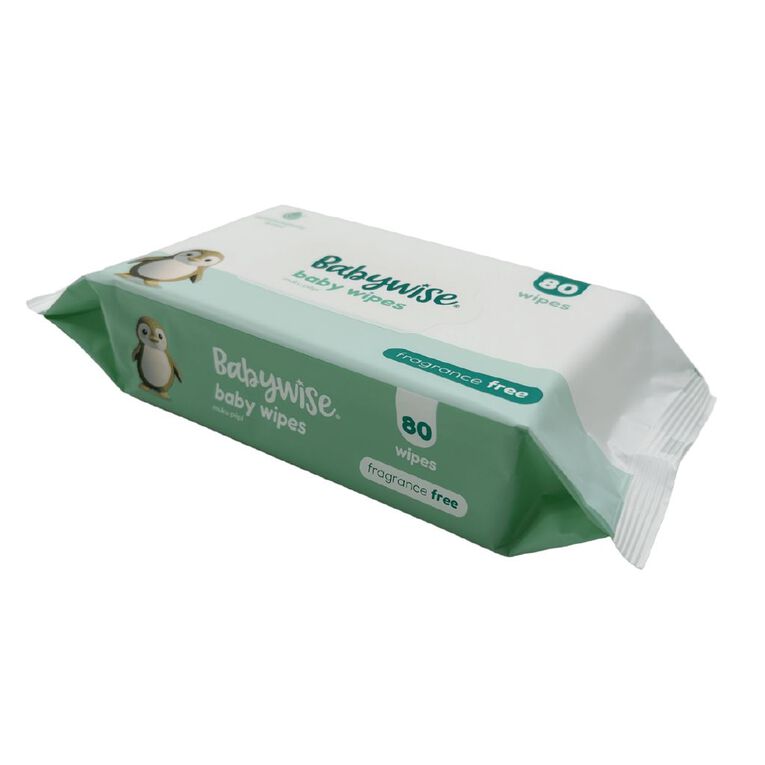 Babywise Wipes Fragrance Free 80 Pack, , hi-res