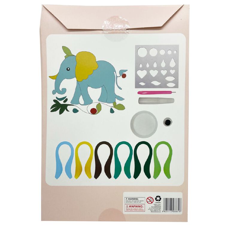 Uniti Paper Quilling Elephant, , hi-res