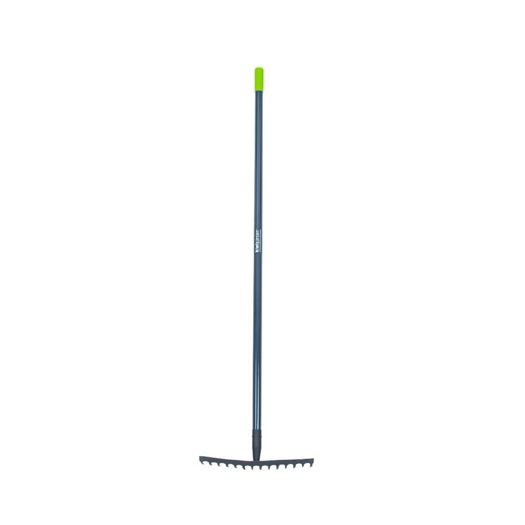 Kiwi Garden Fibreglass Handle Landscapers Rake 14 teeth 134x35.5x8cm, , hi-res