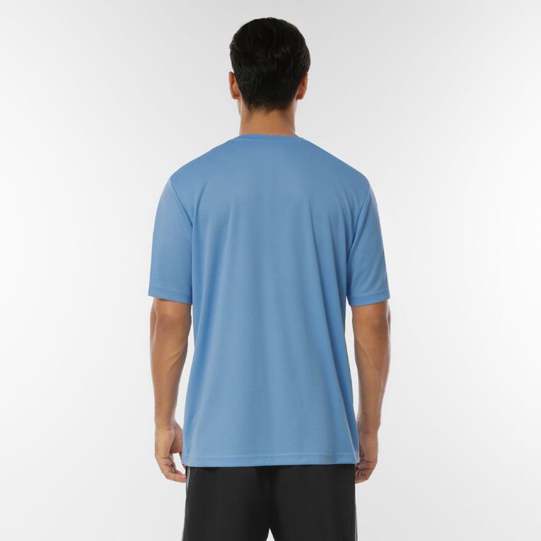 Active Intent Men's Cooldry Tee, Blue Mid, hi-res