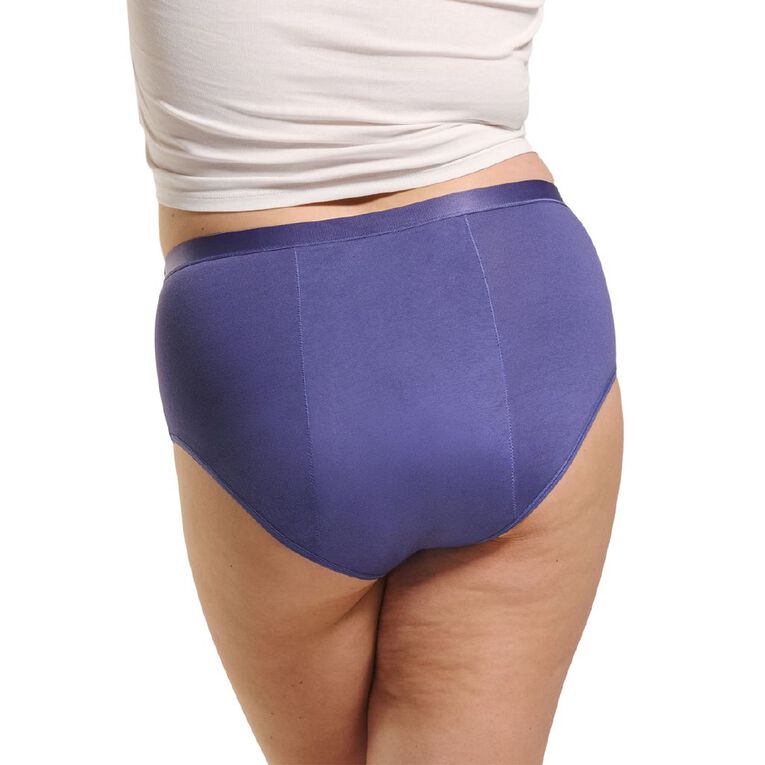 Love Luna Women's Period Full Briefs, Blue Love Luna Women's Period Full Briefs, Blue, hi-res