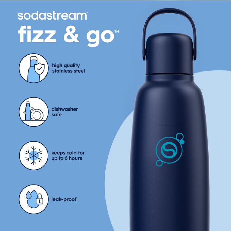 Sodastream Metal Bottle, , hi-res