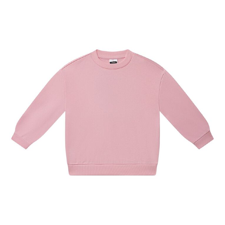 Young Original Plain Crew Sweat, Pink Light BLOSSOM, hi-res