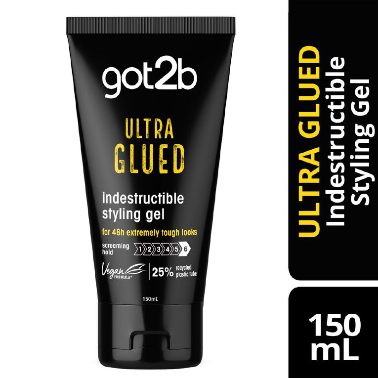 Schwarzkopf Got2b Ultra Glued Styling Gel 150ml, , hi-res