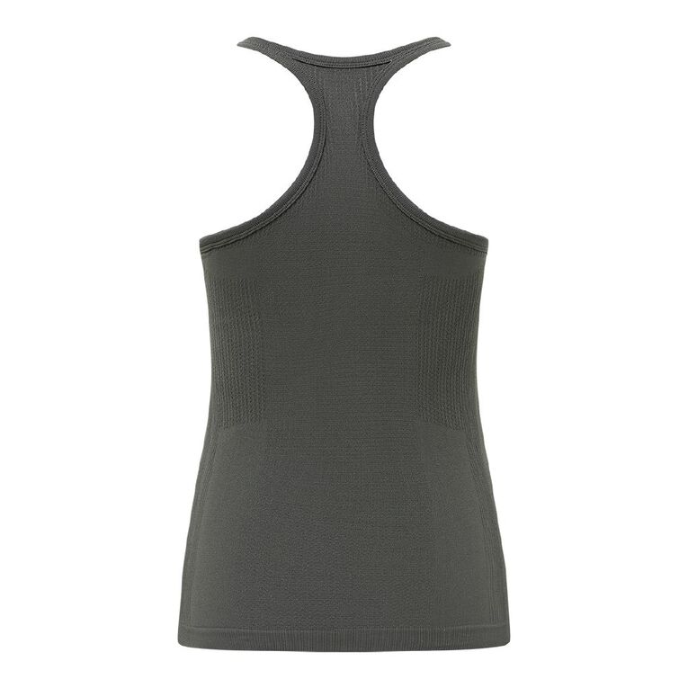 Active Intent Women's Seamless Slim Tank, Grey Dark, hi-res