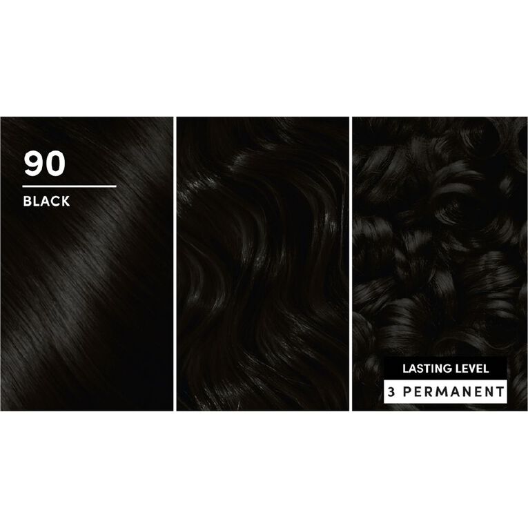 Schwarzkopf Brilliance Hair Colour Black 90 Black, , hi-res