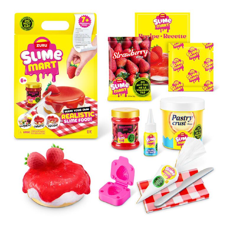 Zuru Slime Mart Small Shopping Bag Series 1 Strawberry Cheesecake, , hi-res