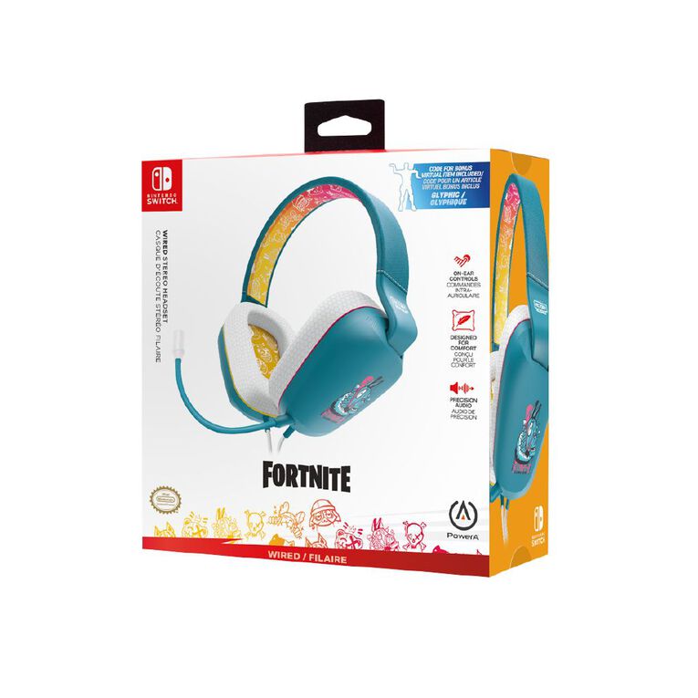 PowerA Fortnite Wired Stereo Headset for Nintendo Switch Fortnite Llama, , hi-res