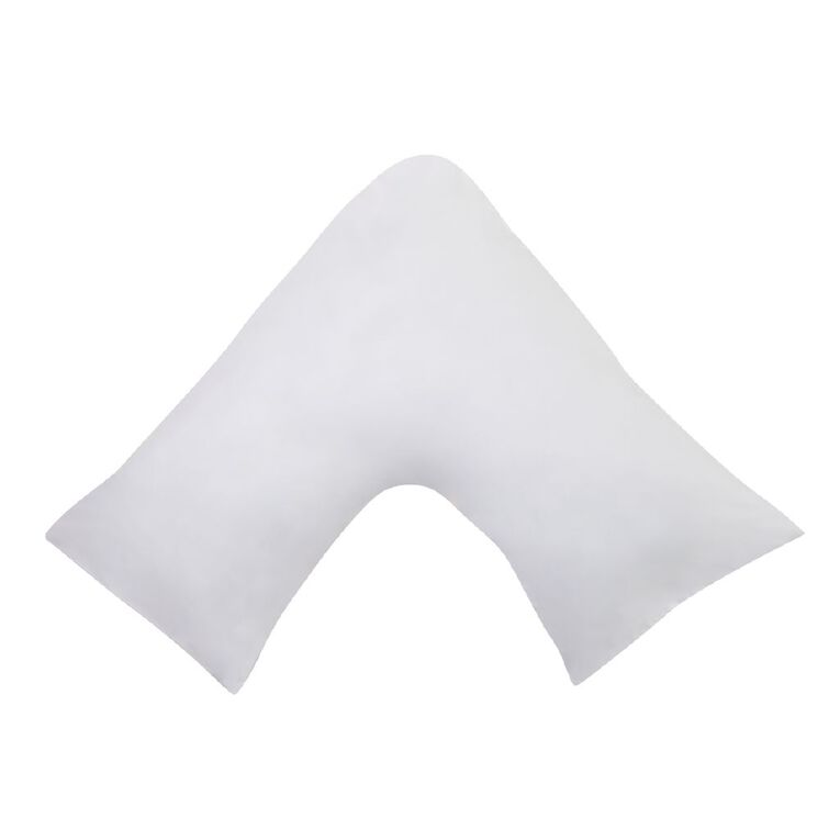 Living & Co Pillowcase U-Shape 250TC White, , hi-res